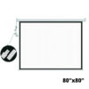 Motorized Projector Screen 7ft with Remote Control Extended View