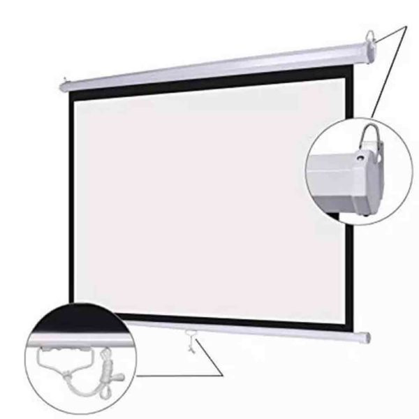 Wall Mounted Projector Screen Manual 5 Feet (60x60)