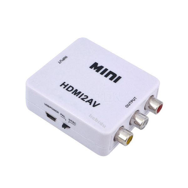 HDMI to AV Converter HDMI to RCA CVBS AV Composite Adapter