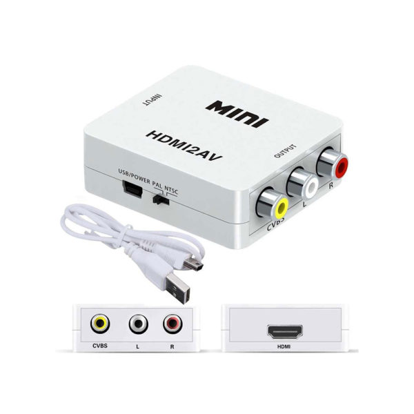 HDMI to AV Converter HDMI to RCA CVBS AV Composite Adapter - Image 2
