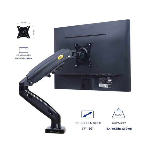 NB F80 Single Arm Monitor Table Mount - Image 5
