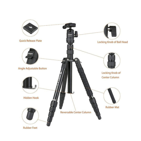 ProGear FotoPro X Camera Portable Tripod Convert in to MonoPod - Image 6