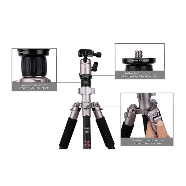 ProGear FotoPro X Camera Portable Tripod Convert in to MonoPod - Image 9