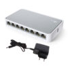 TP Link TL-SF1008D with Power Adaptor