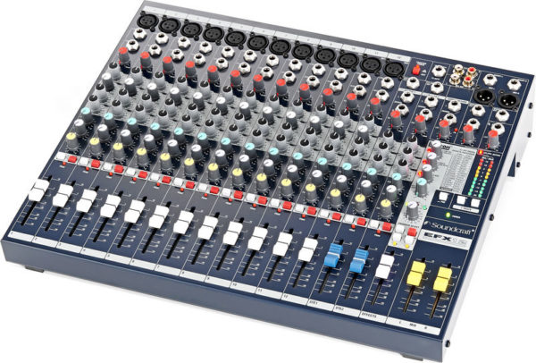 SoundCraft EFX12 Front View Showing Controls