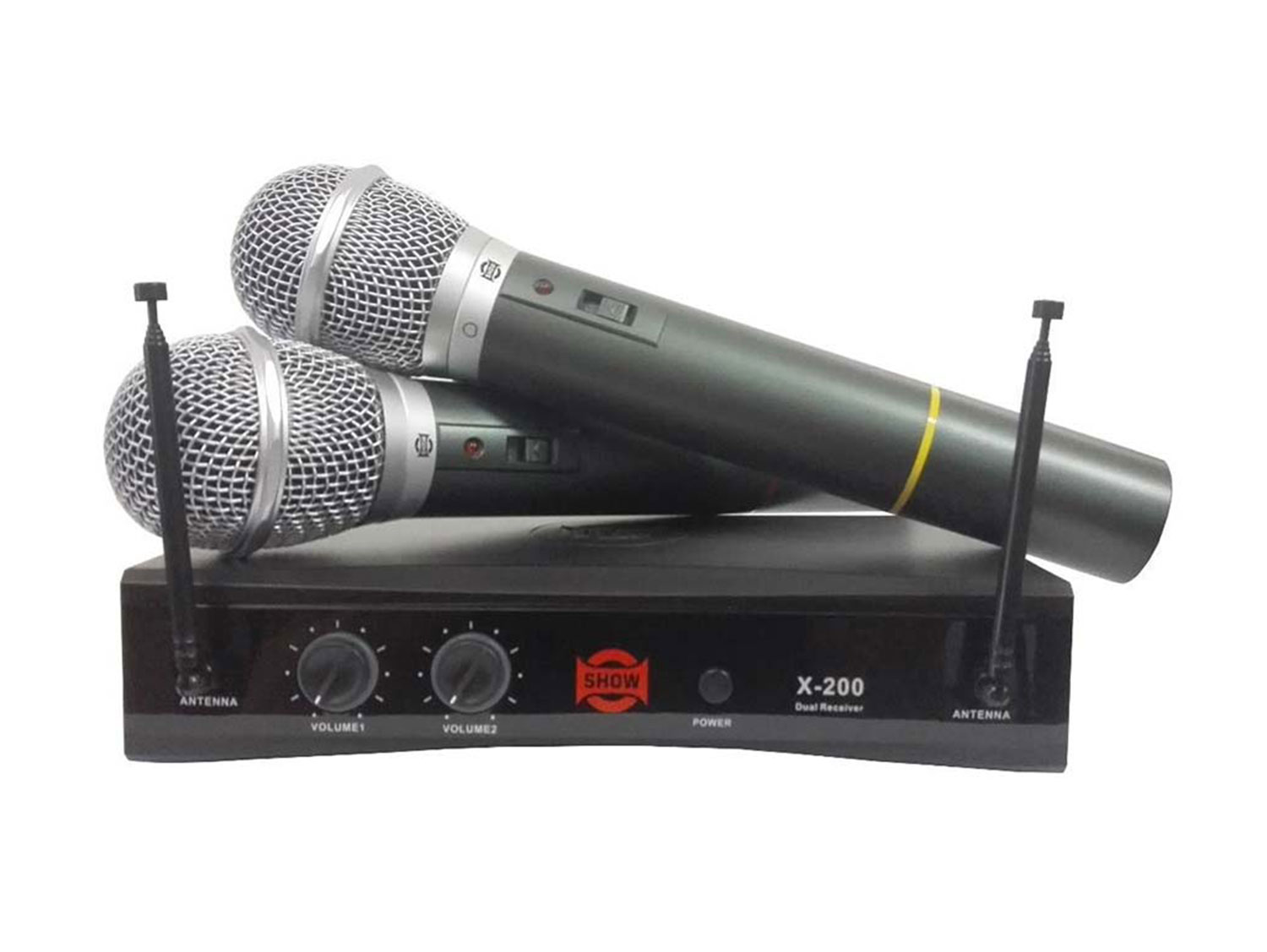 UHF Wireless Dual Microphone System - Show X-200