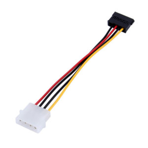 Molex 4 Pin Male to 15 Pin Female SATA Serial Power Cable