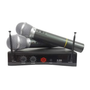 UHF Wireless Dual Microphone System – Show X-200