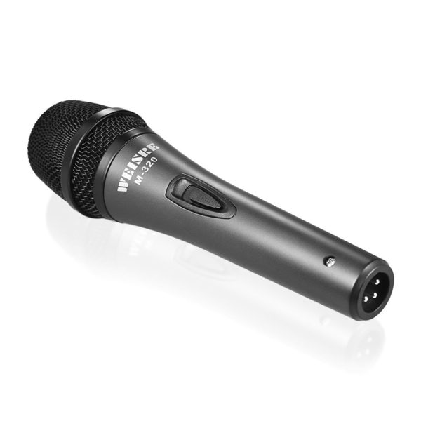 WEISRE Professional Handheld Wired Cardioid Dynamic HiFi Microphone - M-320