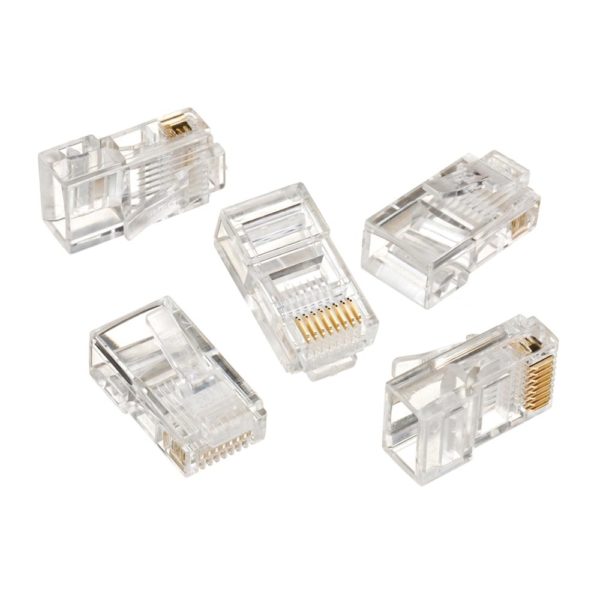 CAT5 RJ45 100 Connectors Pack