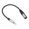 3.5mm Jack to XLR Male 01 Meter Converter Cable