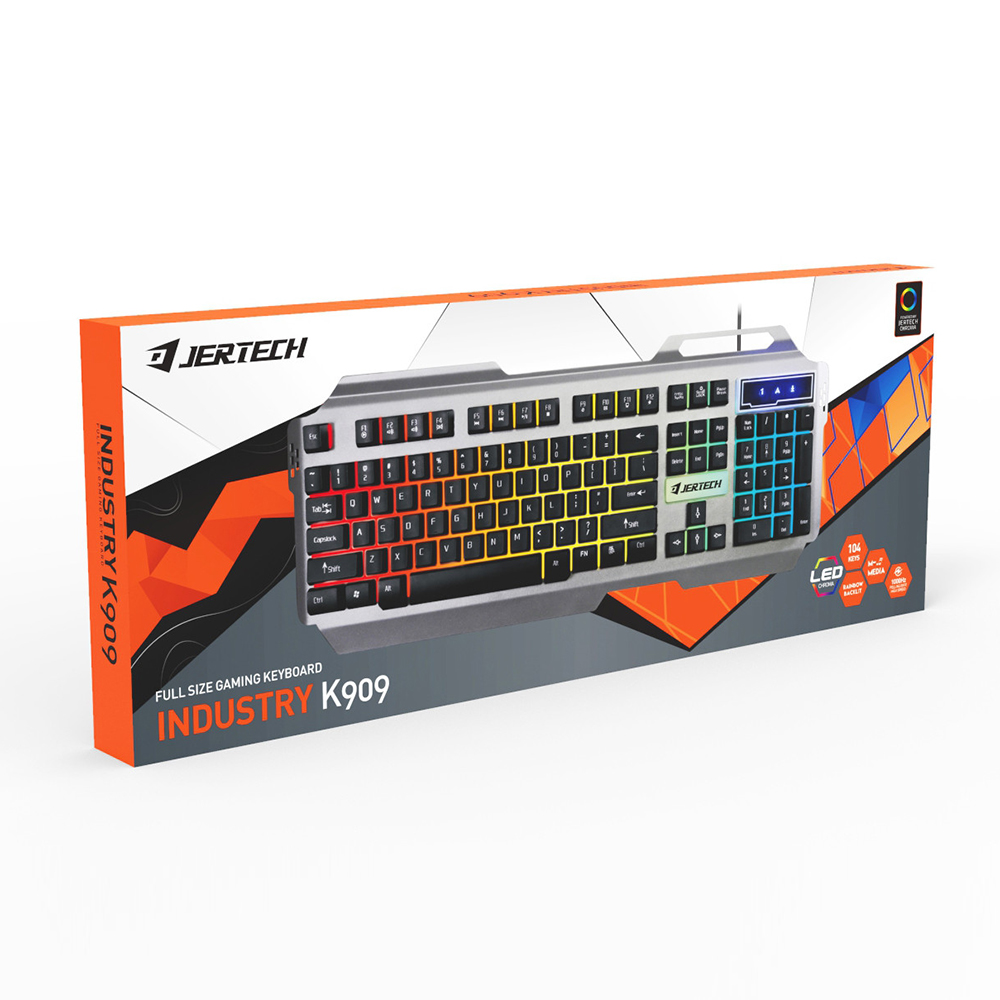 JERTECH USB Wired Gaming Keyboard – K909