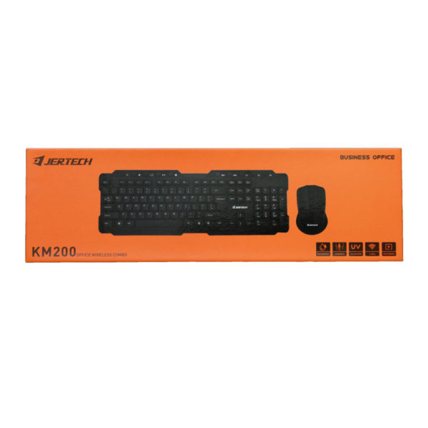 JERTECH Wireless Keyboard + Mouse Combo Pack