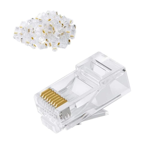 CAT5 RJ45 100 Connectors Pack