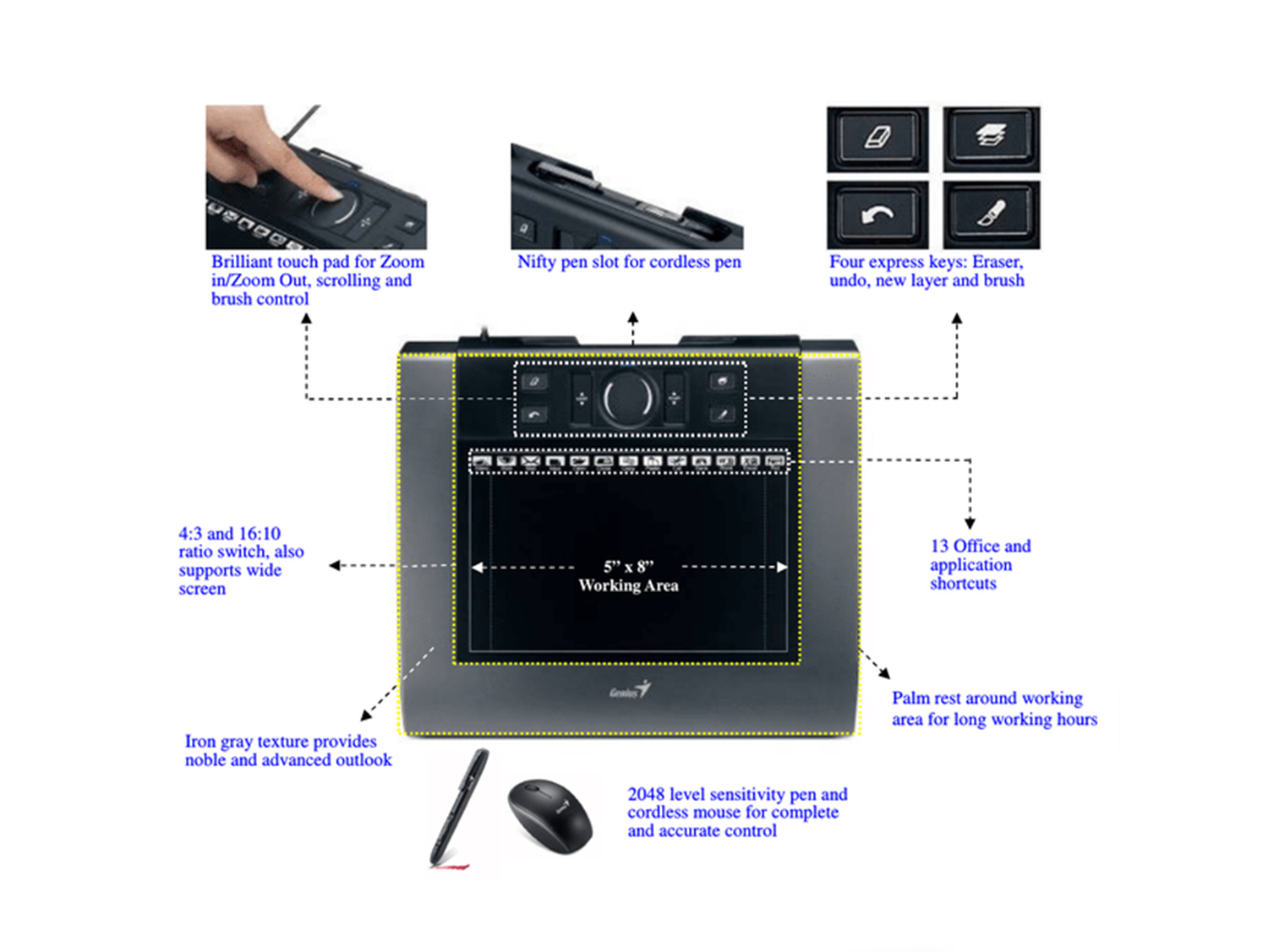 Genius MousePen M508X Graphic Tablet