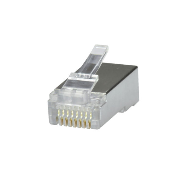 Shielded CAT6 RJ45 100 Connectors Pack