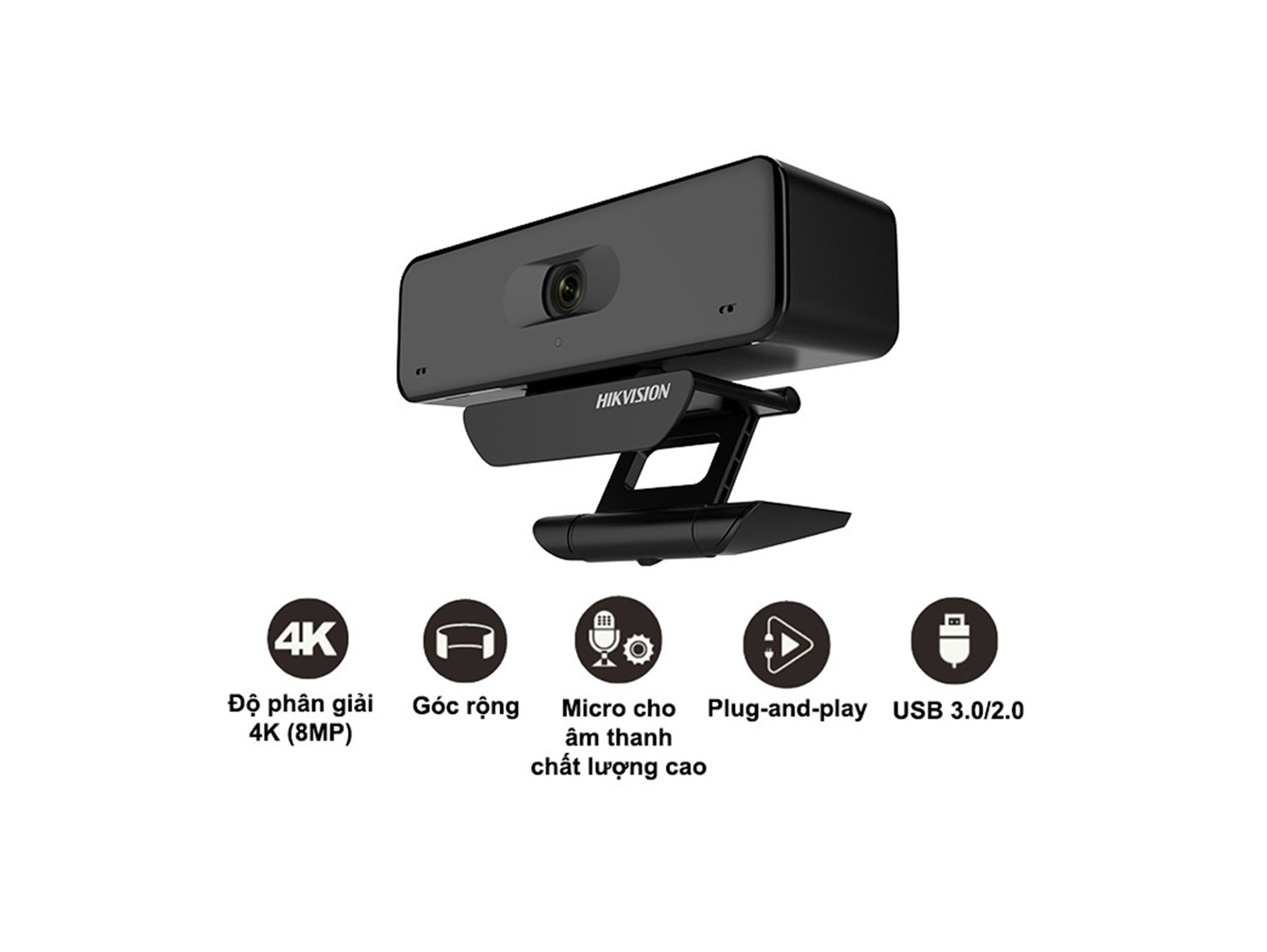 Hikvision 4K USB 8 MP Web Camera - DS-U18