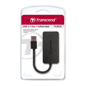 Transcend 3.1 USB 4 Port Hub - HUB2K