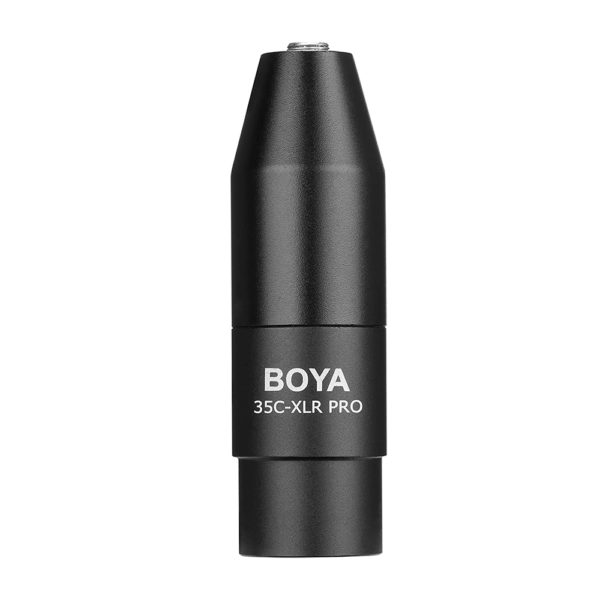 BOYA 35C-XLR Pro Adapter Convert 3.5mm Input to Male XLR Output