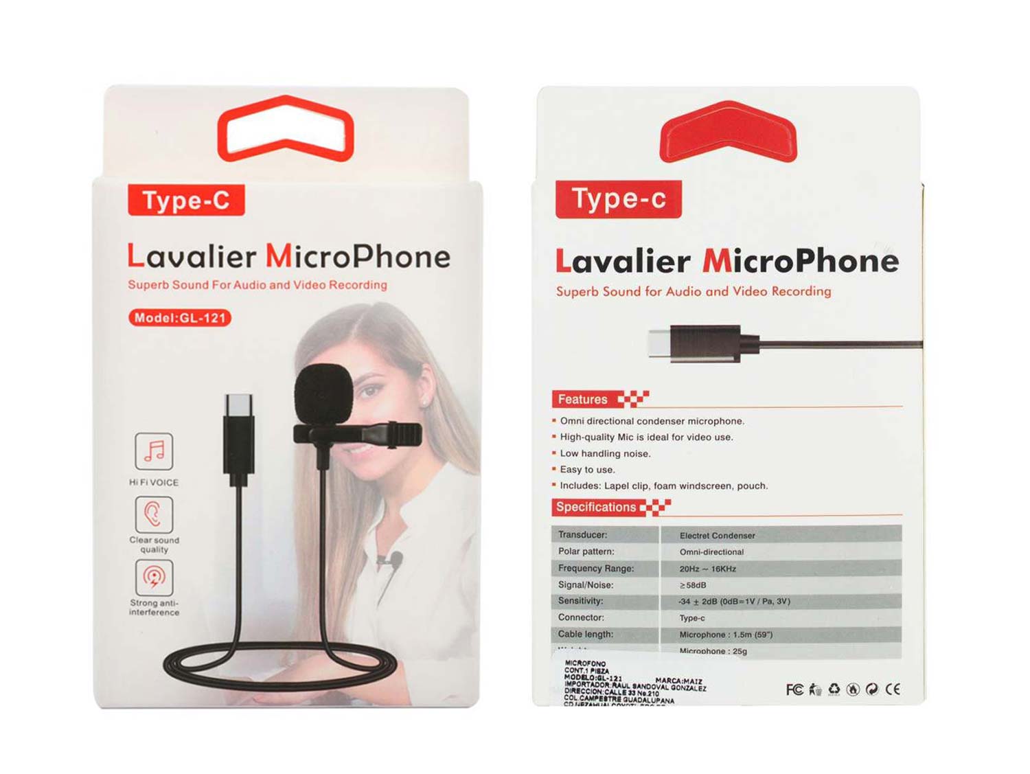 Type-C Lavalier Microphone