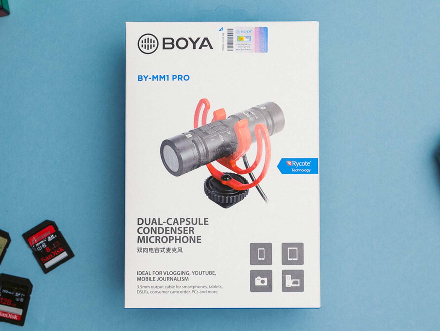 BOYA BY-MM1+ Super-Cardioid Condenser Shotgun Microphone