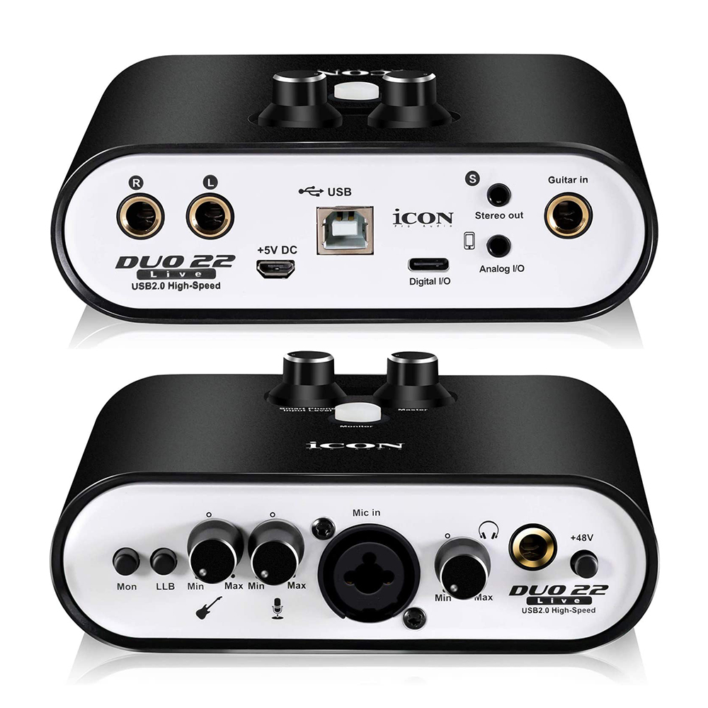 Interface de Áudio Icon MicU Live Pro Drive III