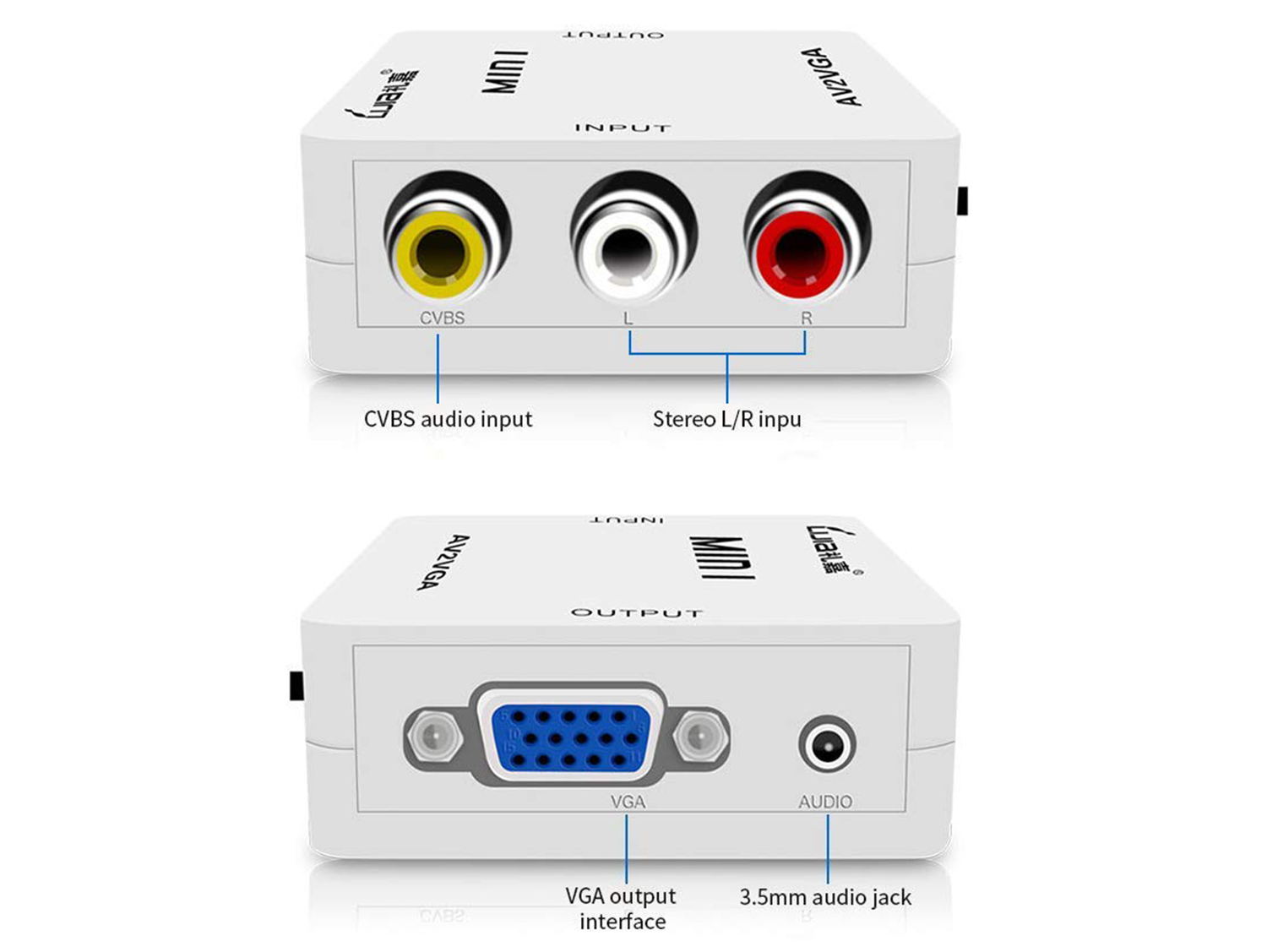 RCA AV to VGA Converter