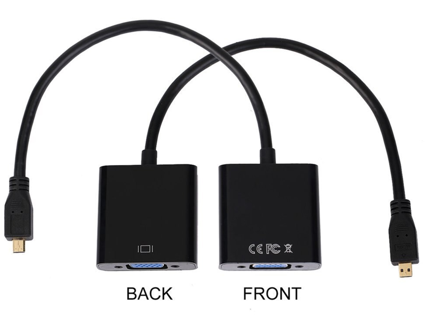 Micro HDMI to VGA Converter