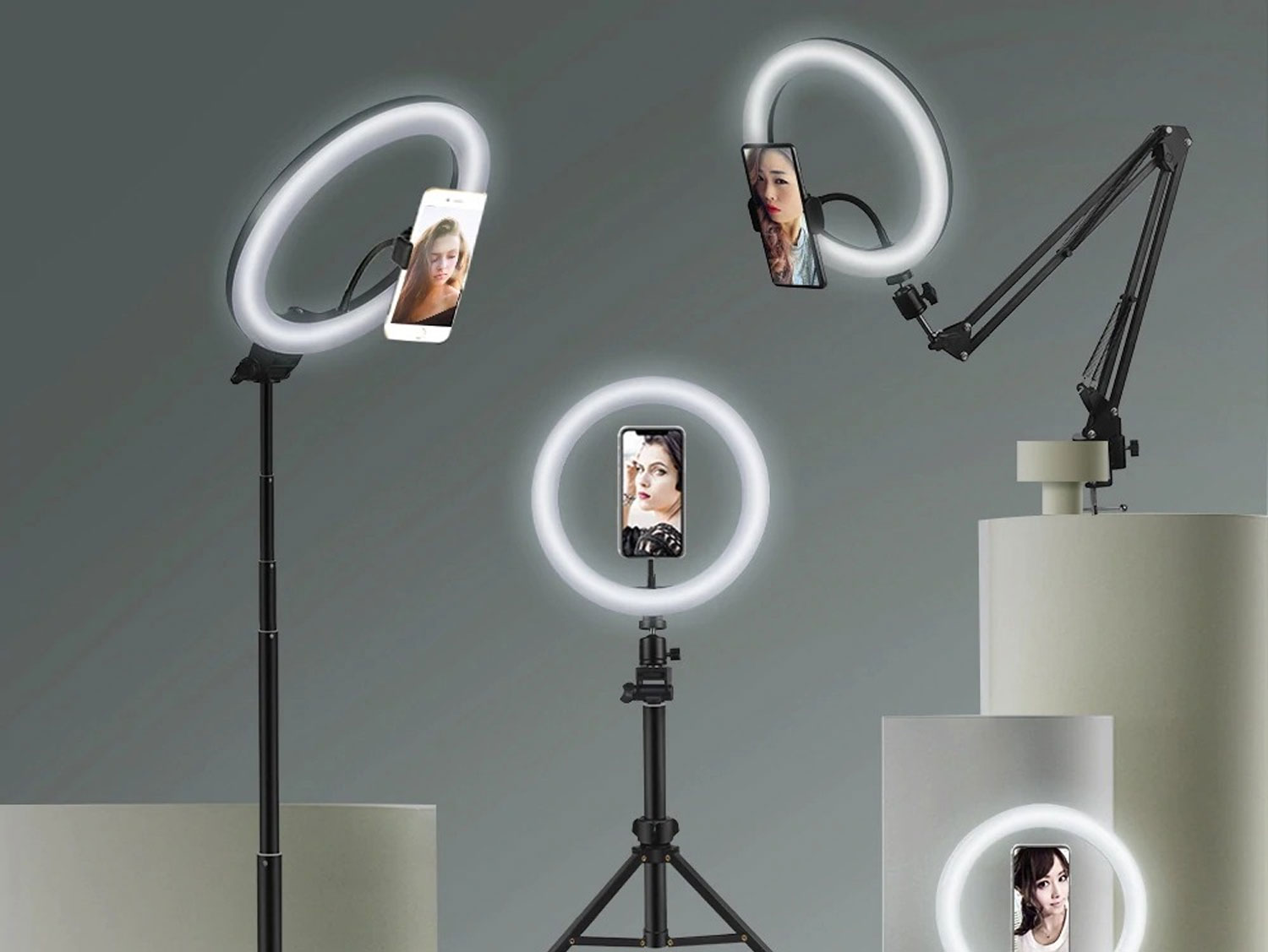 USB LED Ring Light kit 10 Inch 12W LED Photography Selfie fill Light