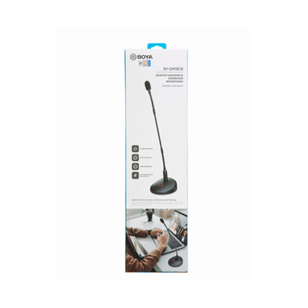 BOYA BY-GM18CB Desktop Gooseneck Condenser Microphone