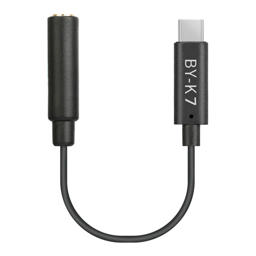 BOYA BY-K7 Female 3.5mm TRS to Male USB Type-C Adapter Cable