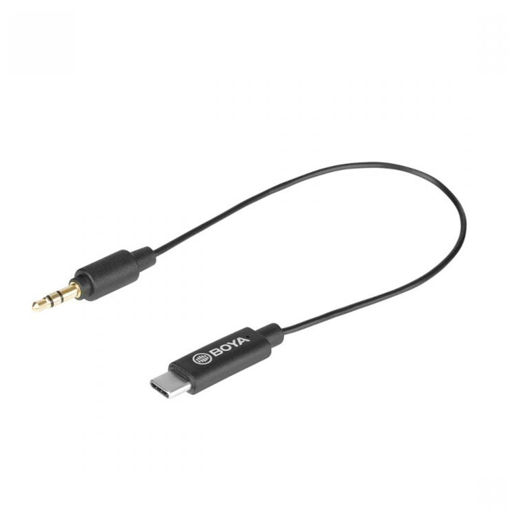 BOYA BY-K2 3.5mm TRS Male to Type-C Male Audio Adapter