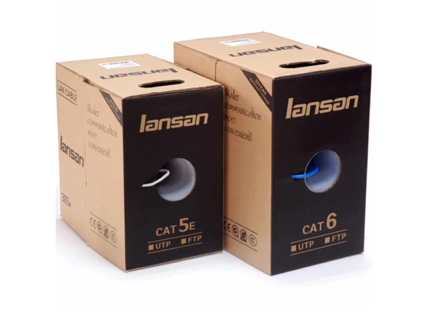 Lansan 305 Meter LAN Network Ethernet Outdoor Cable Wire CAT-6