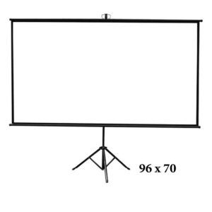 Projector Screen Tripod Stand 8×6 Feet 96″x70″