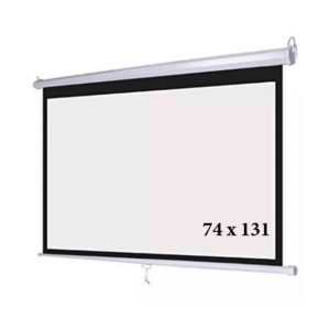 Wall Mounted Projector Screen Manual HD 16:9 (74"x131")