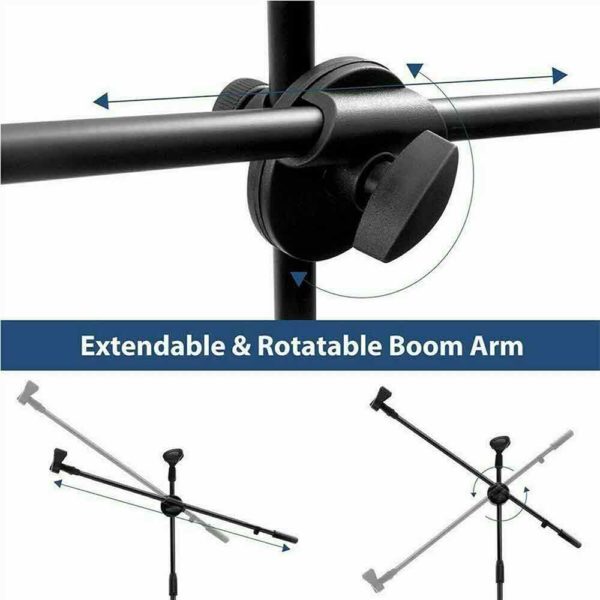 Microphone Stand Adjustable Mic Stand & Boom - Image 4