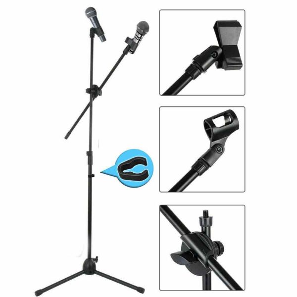 Microphone Stand Adjustable Mic Stand & Boom - Image 3