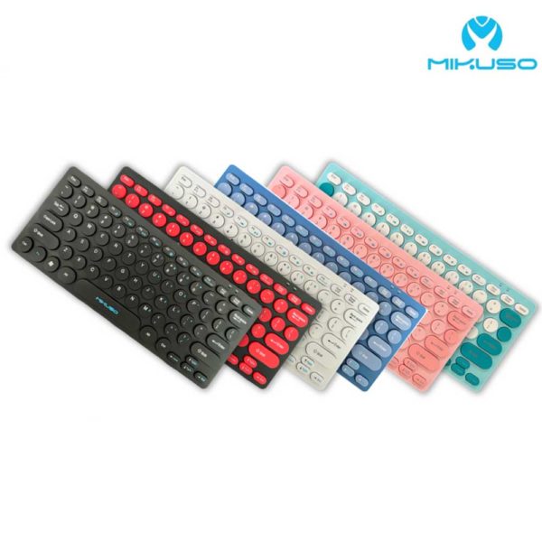 Mikuso Mercury KB-003U Portable USB Keyboard Front View