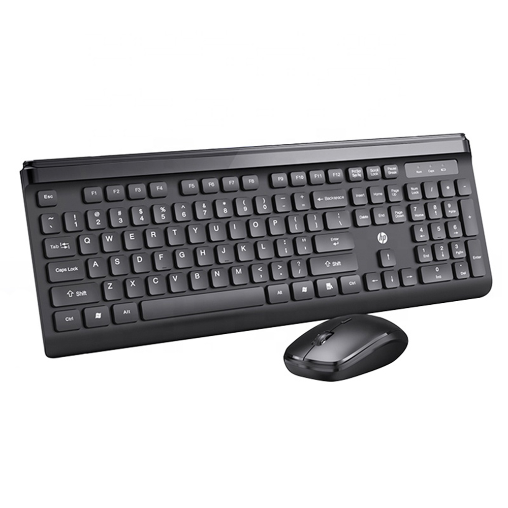 HP CS500 Wireless Keyboard and Mouse Combo on Desk