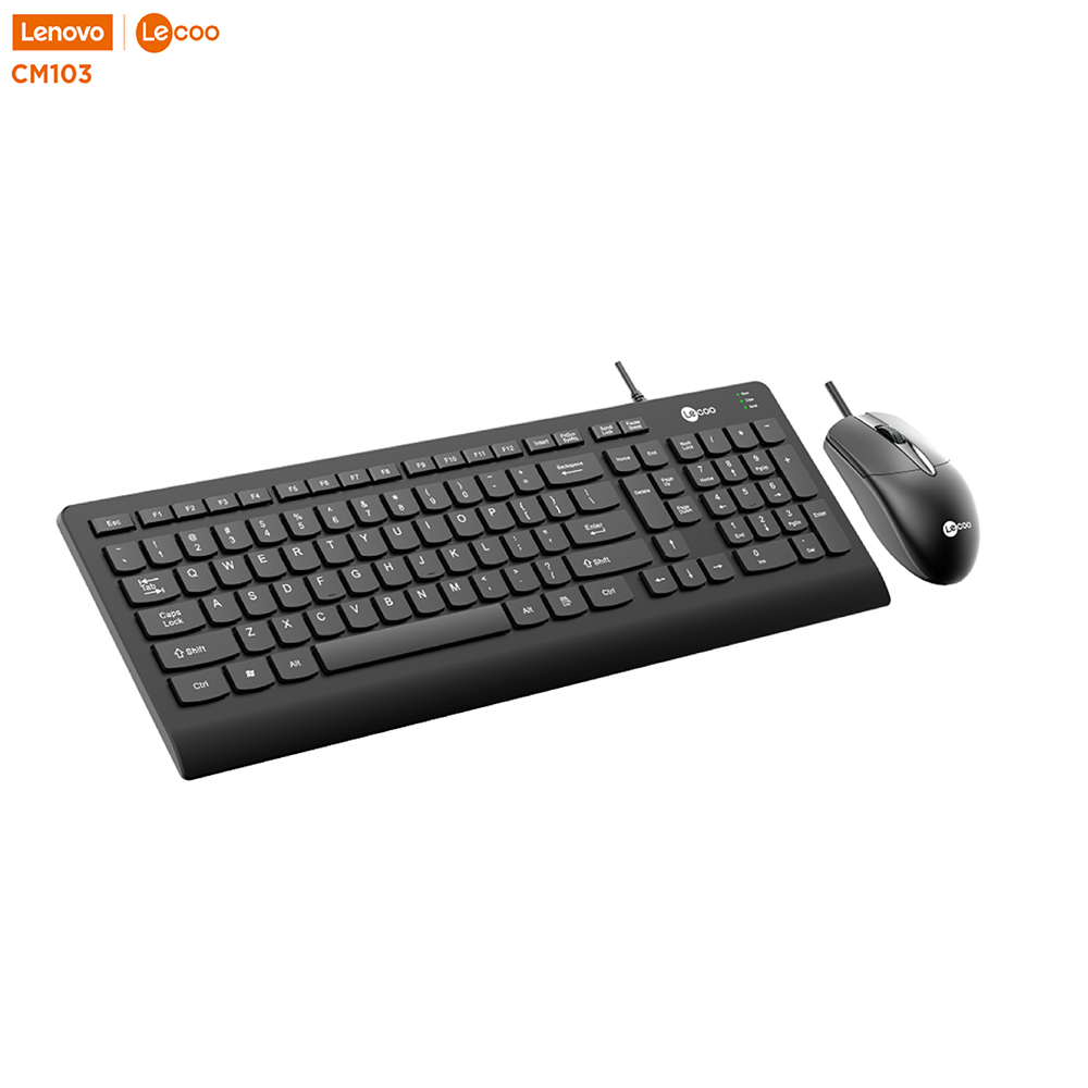 Lenovo Lecoo CM103 wired keyboard top view