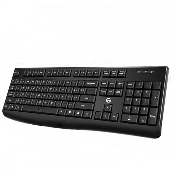 HP K200 USB Keyboard Ergonomic Design with Wrist Support