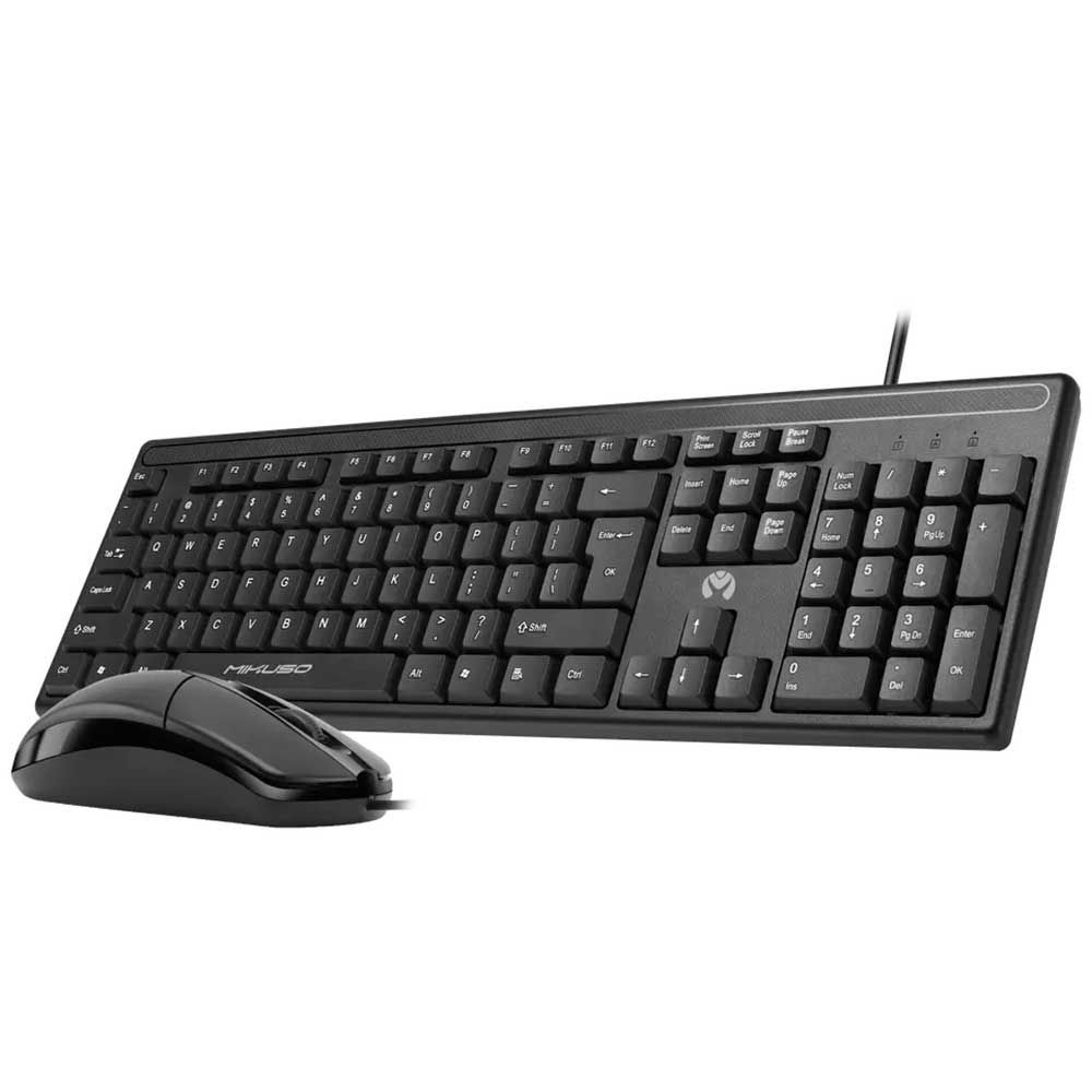 Mikuso KB-C012 Wired Keyboard Layout