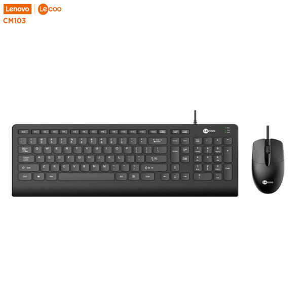 Lecoo CM103 wired mouse side angle
