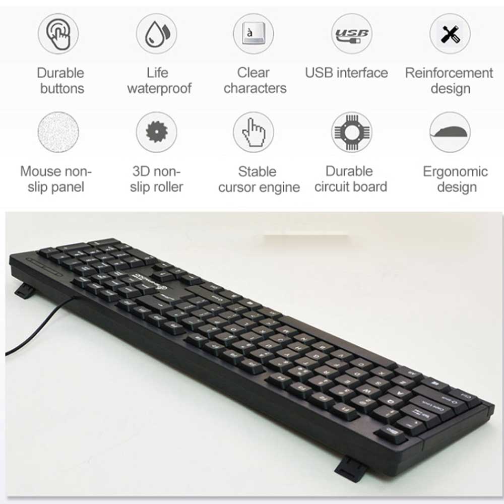 Shipadoo K160 Keyboard with Numeric Keypad
