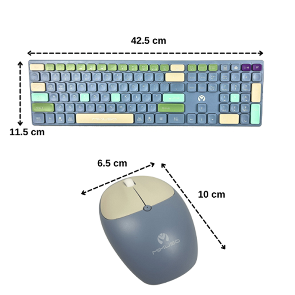 Ergonomic Design of Mikuso Keyboard and Mouse Set