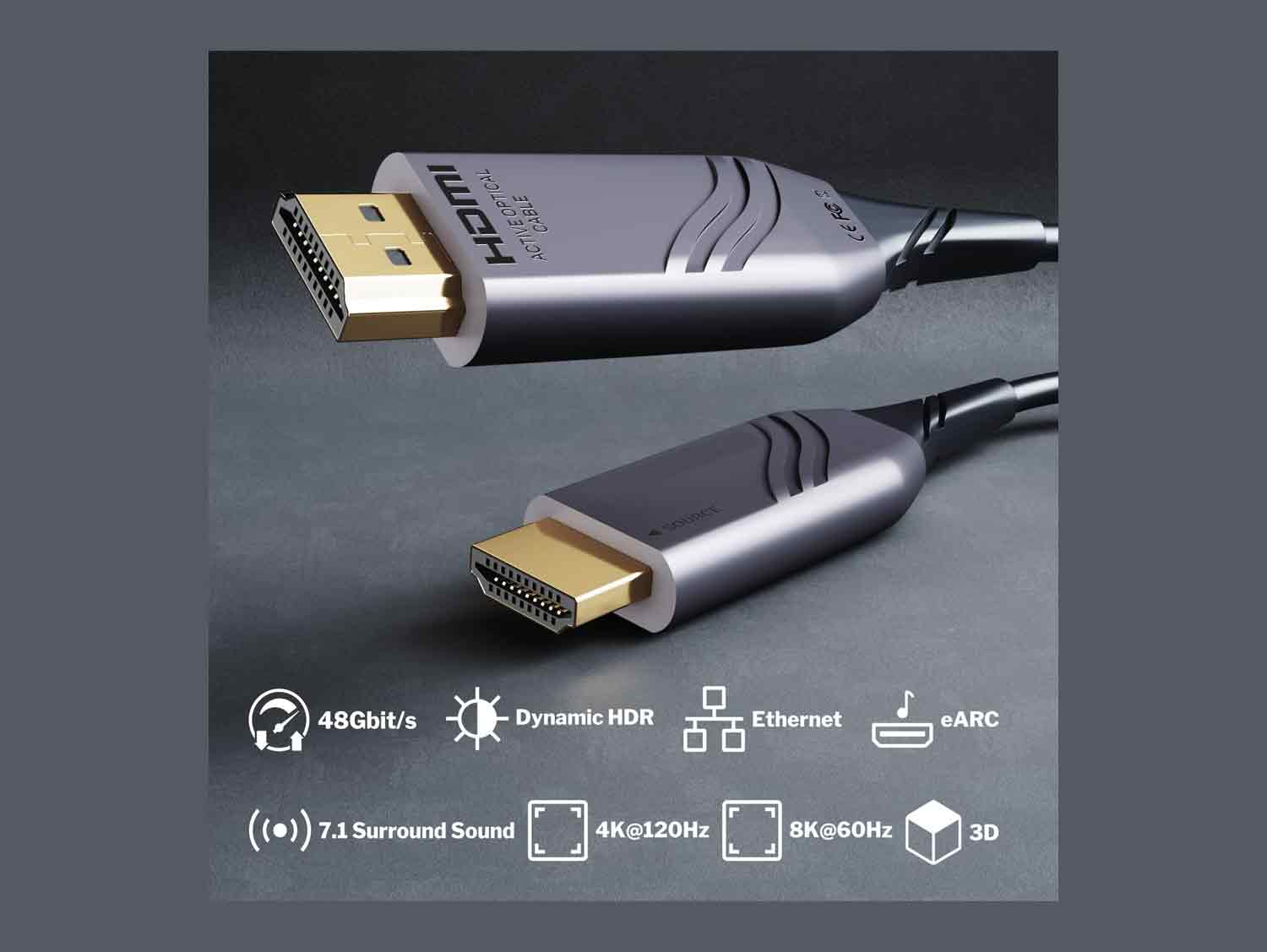 90M HDMI 8K cable in packaging - Buy in Sri Lanka