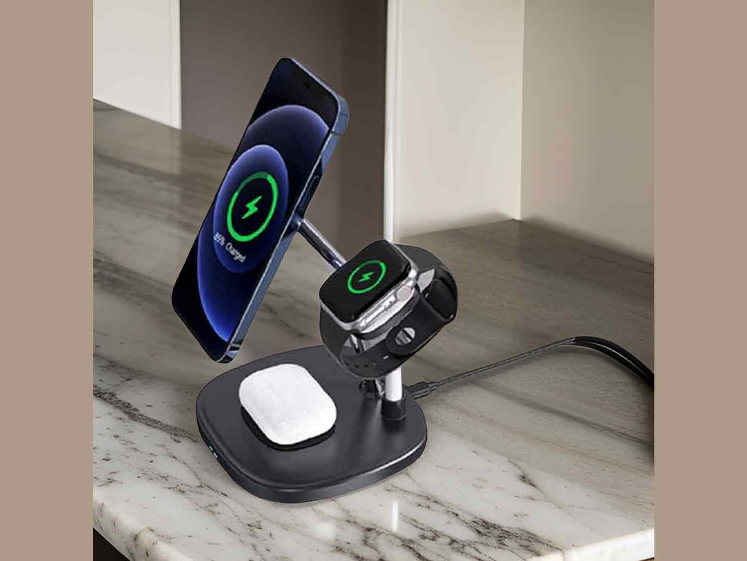 WiWU Power Air M8 Wireless Charger on Desk