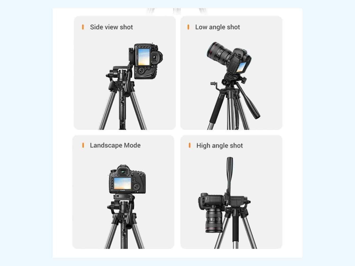 Ugreen 15187 Professional Tripod For Phone And Camera