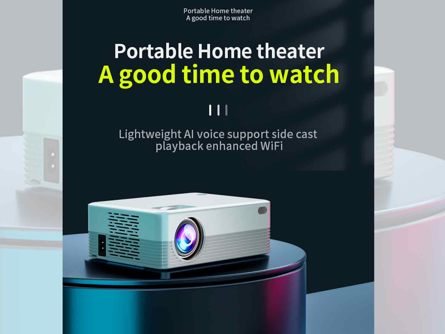 HPX5 HD 1080P 10.0 Android Projector - Ultimate Clarity and Color