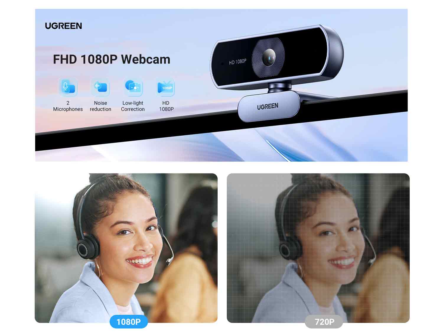 Ugreen 15728 HD Webcam